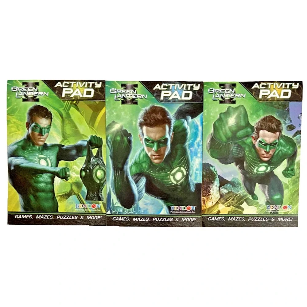 GREEN LANTERN Games, Mazes, & More! 2011 Activity‎ Pads